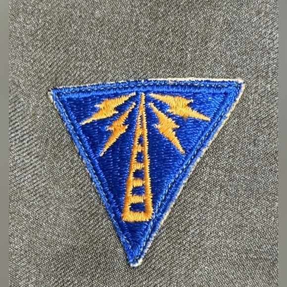 WWIl Ike Jacket Vintage 1947 Army 38R Garrison
Cap 43rd Infantry Radio Sergeant - Picture 8 of 13